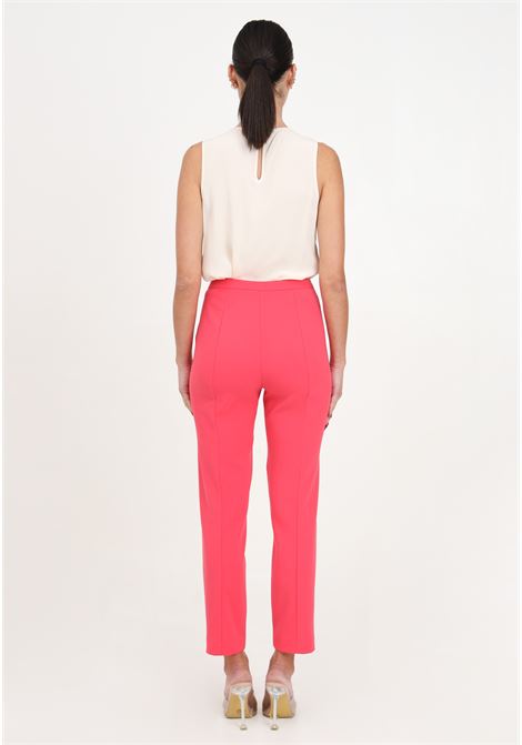 Hybrid rose women's trousers with side pockets PATRIZIA PEPE | 8P0585/A6F5M481